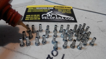 Спицовка колеса велосипеда