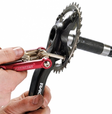 Замена звезд шатунов велосипеда