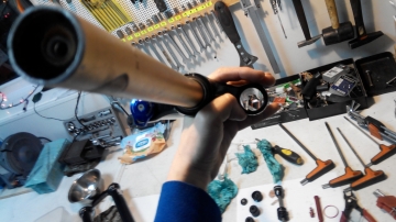 ТО воздушно-масляной вилки велосипеда