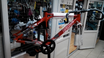 Сборка б/у велосипеда из коробки