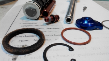 ТО воздушно-масляной вилки велосипеда