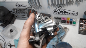 Замена заднего переключателя скоростей велосипеда