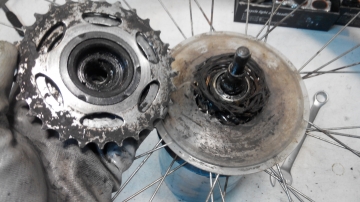 Монтаж + демонтаж кассеты/трещотки велосипеда