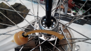 Обслуживание конусной втулки велосипеда