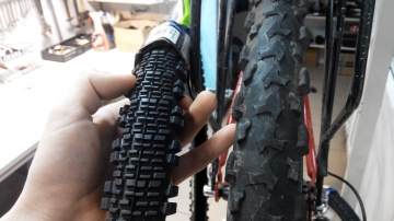 Замена покрышки велосипеда