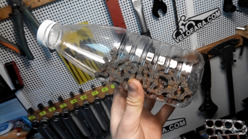 Чистка цепи велосипеда