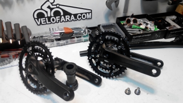 Замена шатунов велосипеда