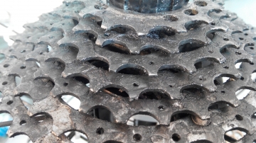 Чистка кассеты в растворителе