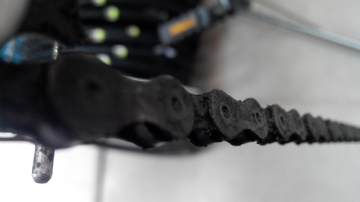 Чистка цепи велосипеда