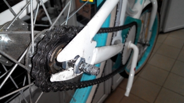 Чистка цепи велосипеда