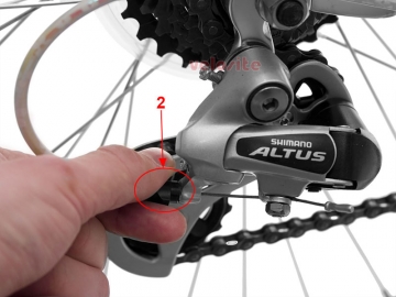 Настройка заднего переключателя скоростей велосипеда