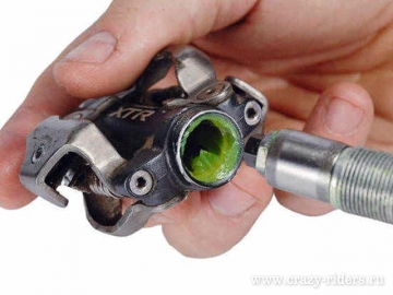 Ремонт педалей велосипеда