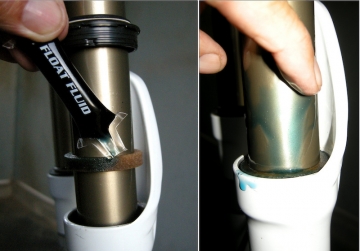 Смазка пыльников вилки велосипеда