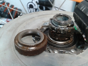 Обслуживание барабана кассетной втулки велосипеда