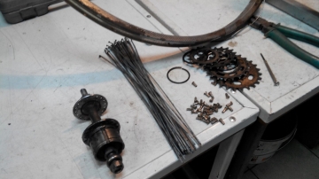 Расспицовка колеса велосипеда