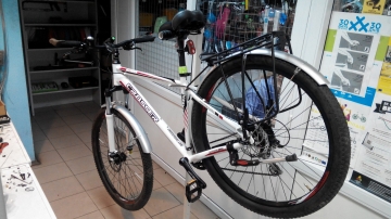 Установка багажника на велосипед