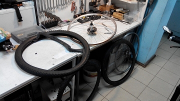 Замена камеры велосипеда