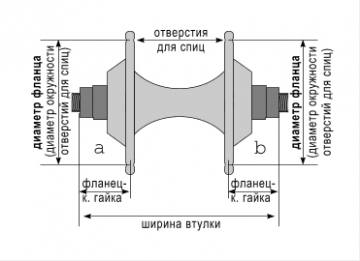 Подбор длины спиц для спицовки колеса